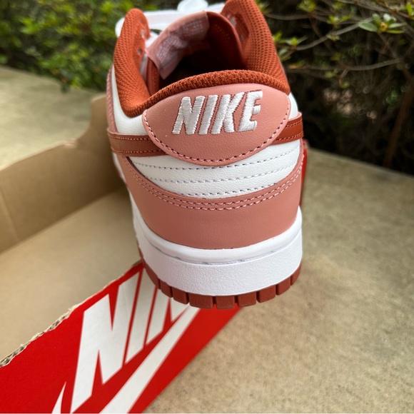 Nike Dunk Low Red Stardust Shoes FQ8876-618 Women's Sz=11.5 / Men’s Sz 10** - Picture 2 of 5